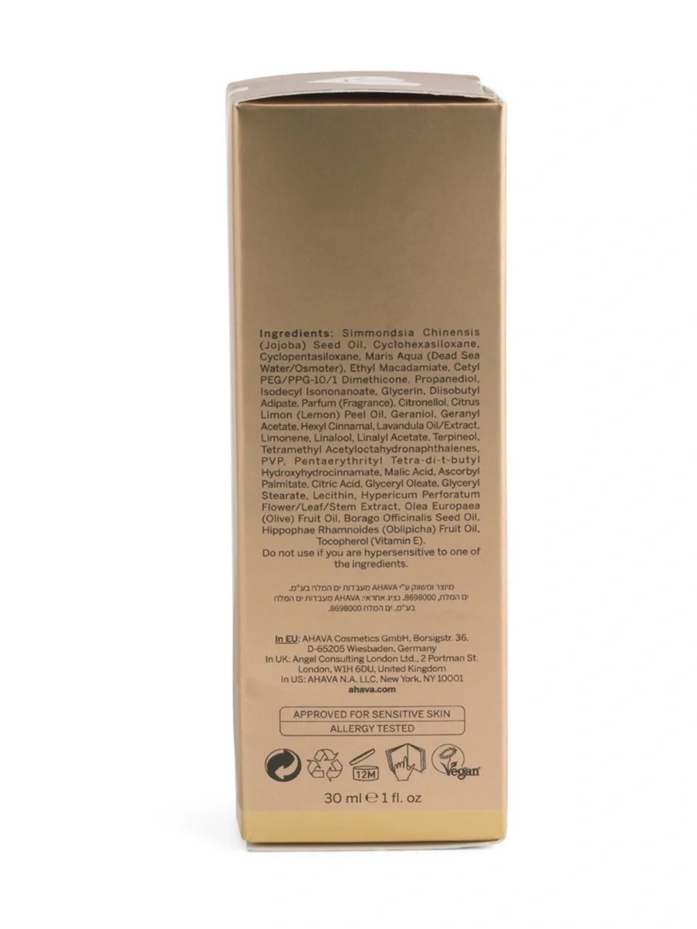 AHAVA Gold Crystal Osmoter X6 Youth Booster Serum